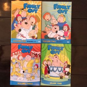 FAMILY GUY BUNDLE DVD SET VOLUMES 1,2,3 & 4